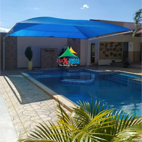 Cobertura sombreador para piscina