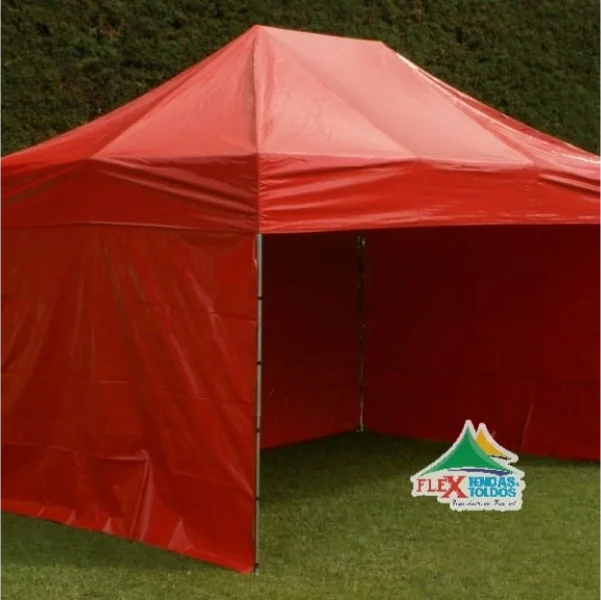 Tenda sanfonada para camping